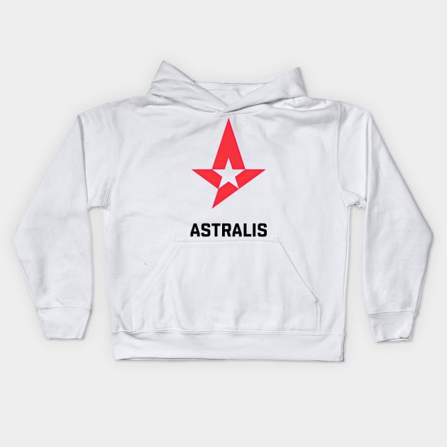 Astralis Team Logo White Edition Kids Hoodie by uppermosteN